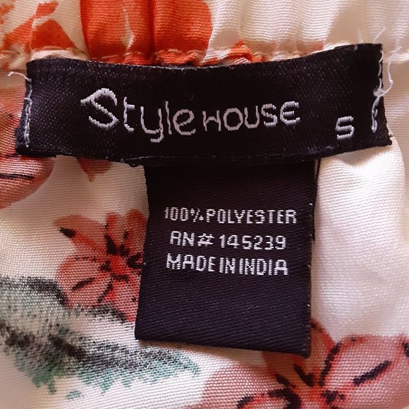 Stylehouse Off the Shoulder Floral Mini Dress w/ pockets Size Small - Picture 2 of 15